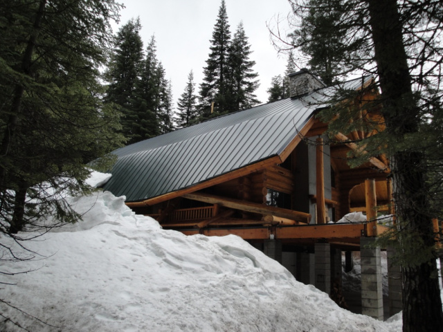 Snow load roof collapse.